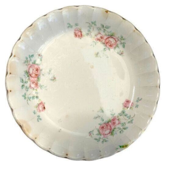 VINTAGE WS George Rose Pattern Bread & Butter Porcelain Plate - Picture 1 of 9